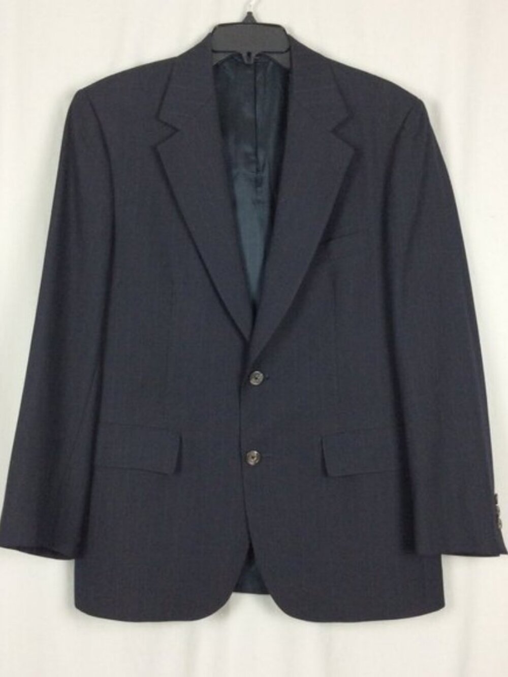 Brooks Brothers 38R Blazer Charcoal Gray Pinstripe Worsted Wool Union Made